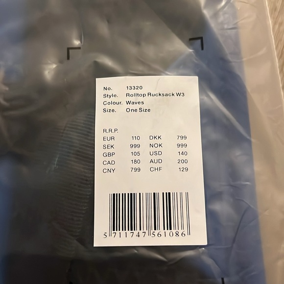 RAINS Rolltop Rucksack Backpack - Picture 5 of 5